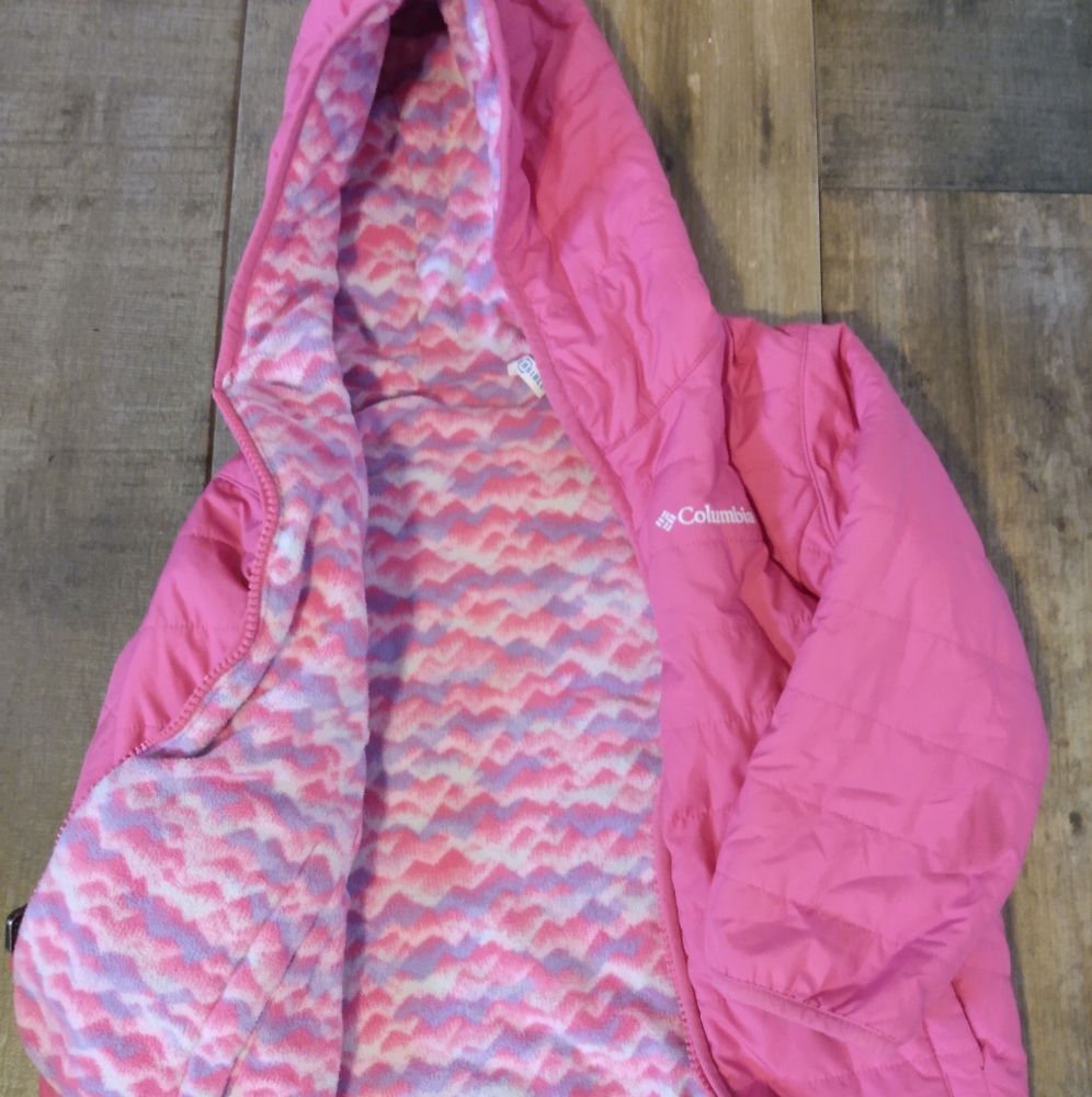 Columbia 5t girls reversible jacket